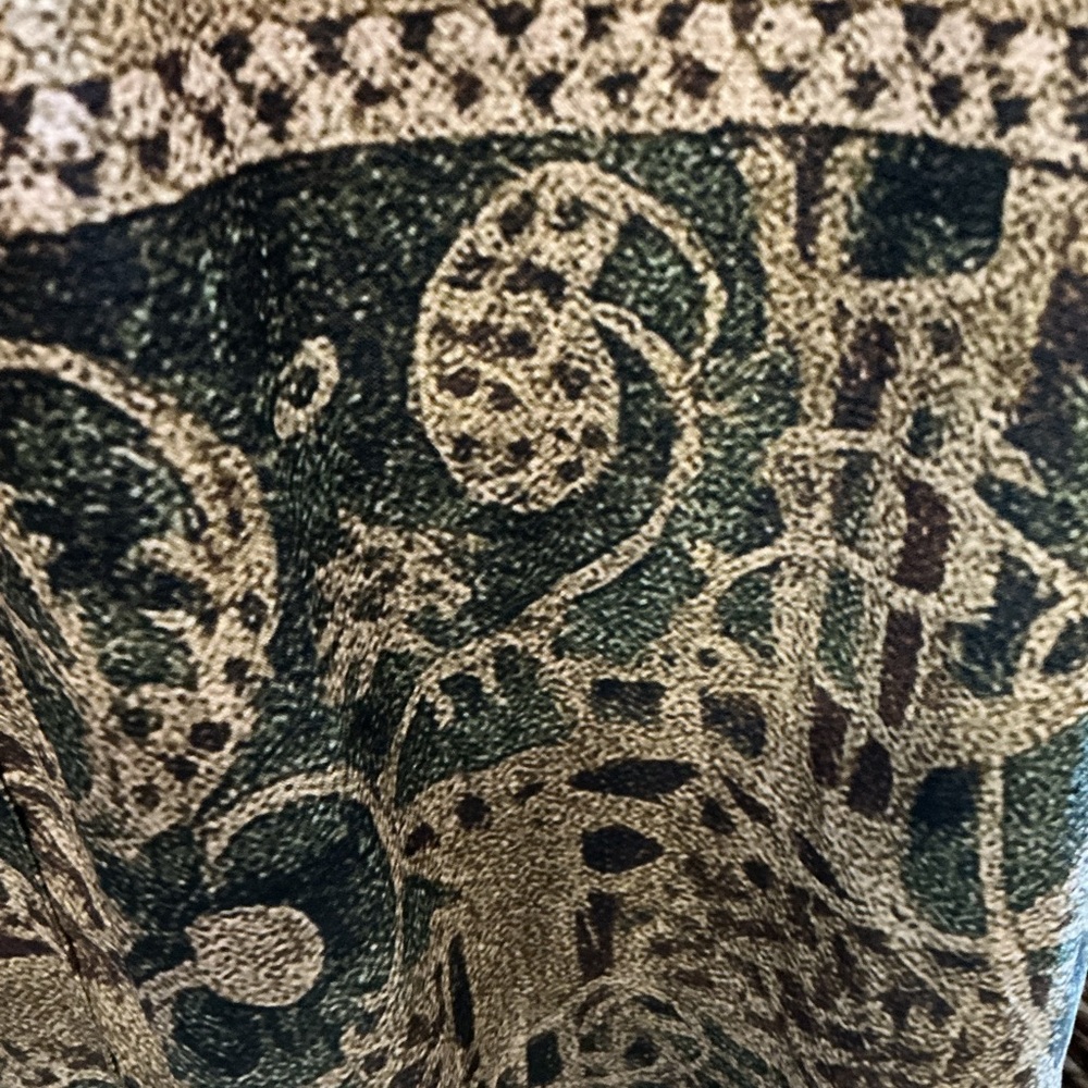 Bohemian Maxi Dress with Floral and Geometric Patterns - Picture 5 of 14